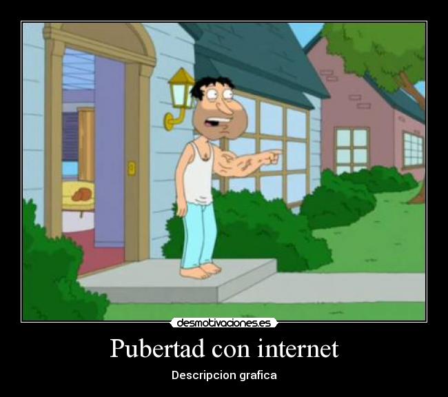 Pubertad con internet - Descripcion grafica