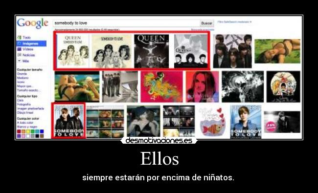 Ellos - siempre estarán por encima de niñatos.