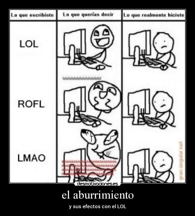 el aburrimiento - 