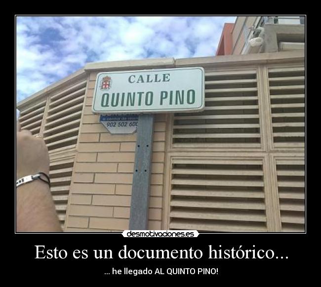 Esto es un documento histórico... -