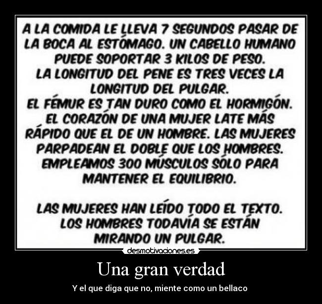 Una gran verdad - 