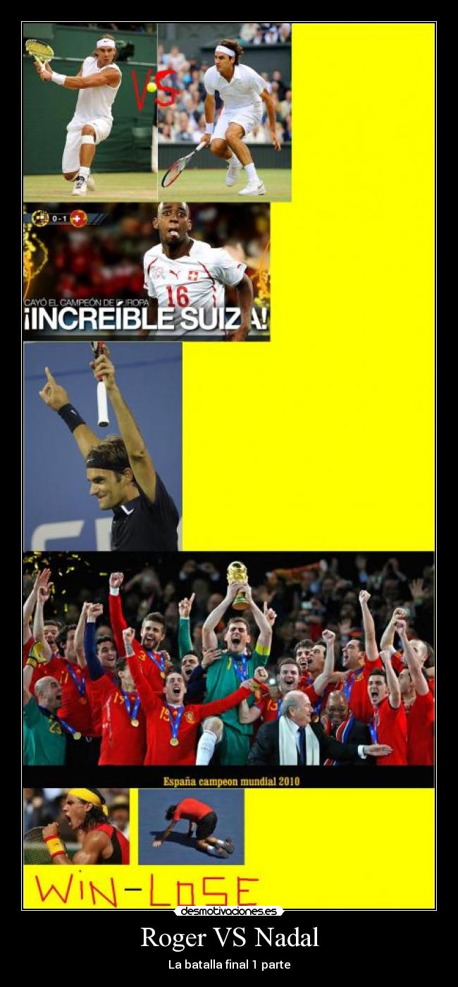 Roger VS Nadal - La batalla final 1 parte