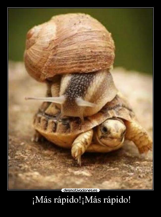 ¡Más rápido!¡Más rápido! -
