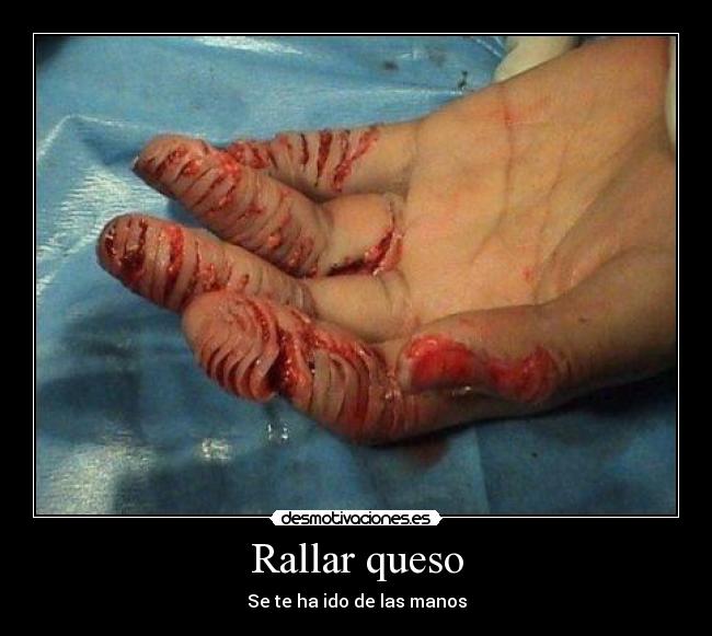 Rallar queso -