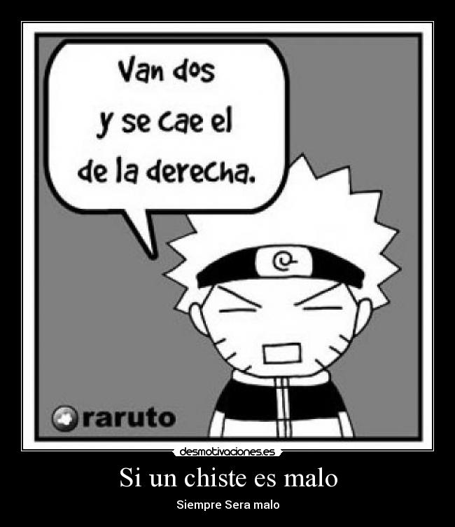 Si un chiste es malo - 