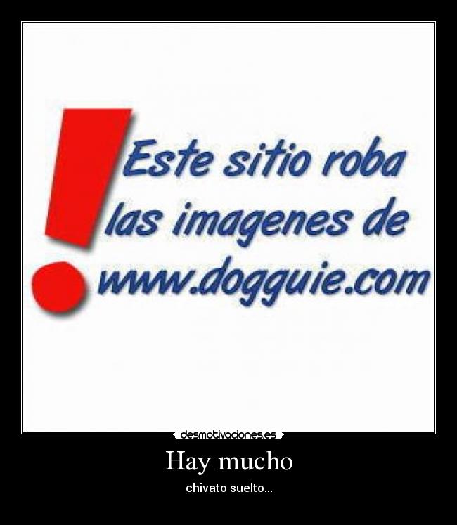 Hay mucho - 