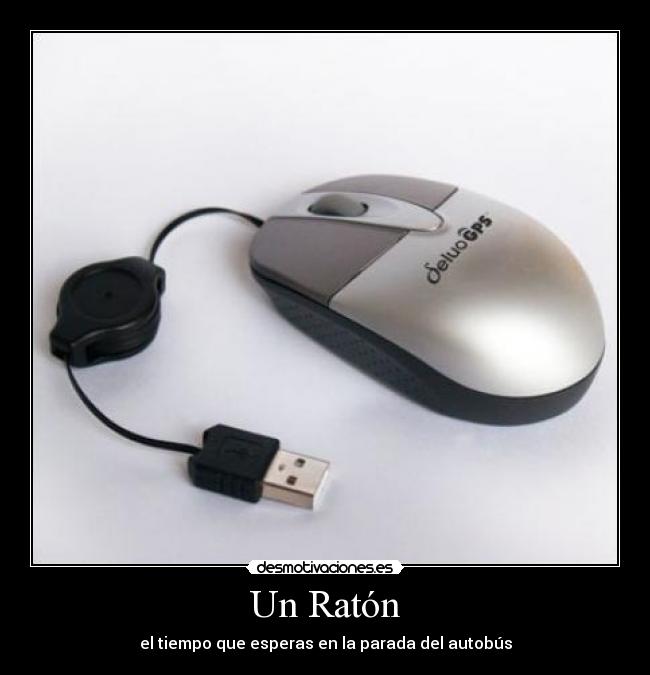 carteles raton tiempo que esperas parada del autobus desmotivaciones