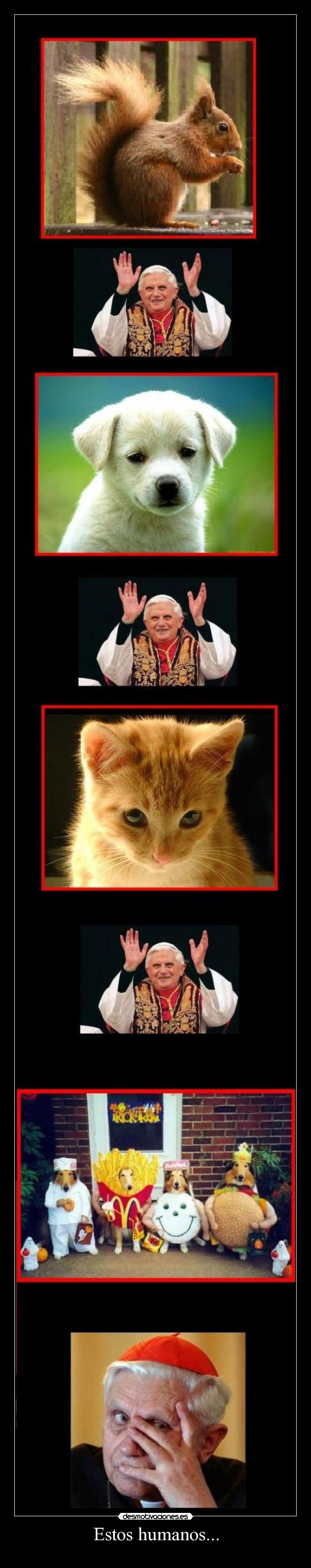 Estos humanos... -