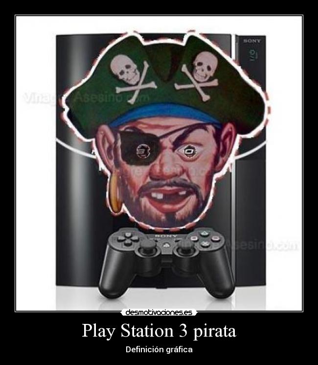 Play Station 3 pirata - Definición gráfica