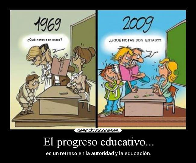 El progreso educativo... - 