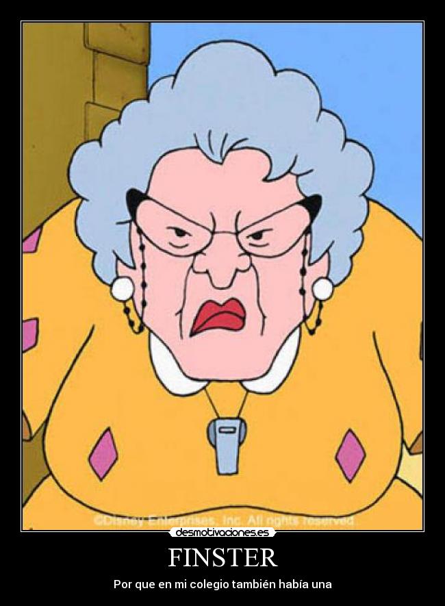 FINSTER -