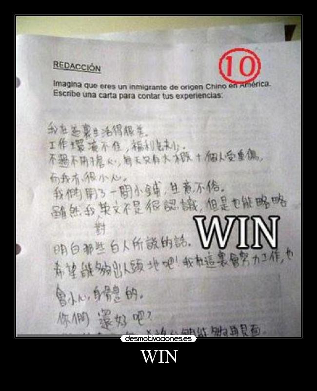 WIN -