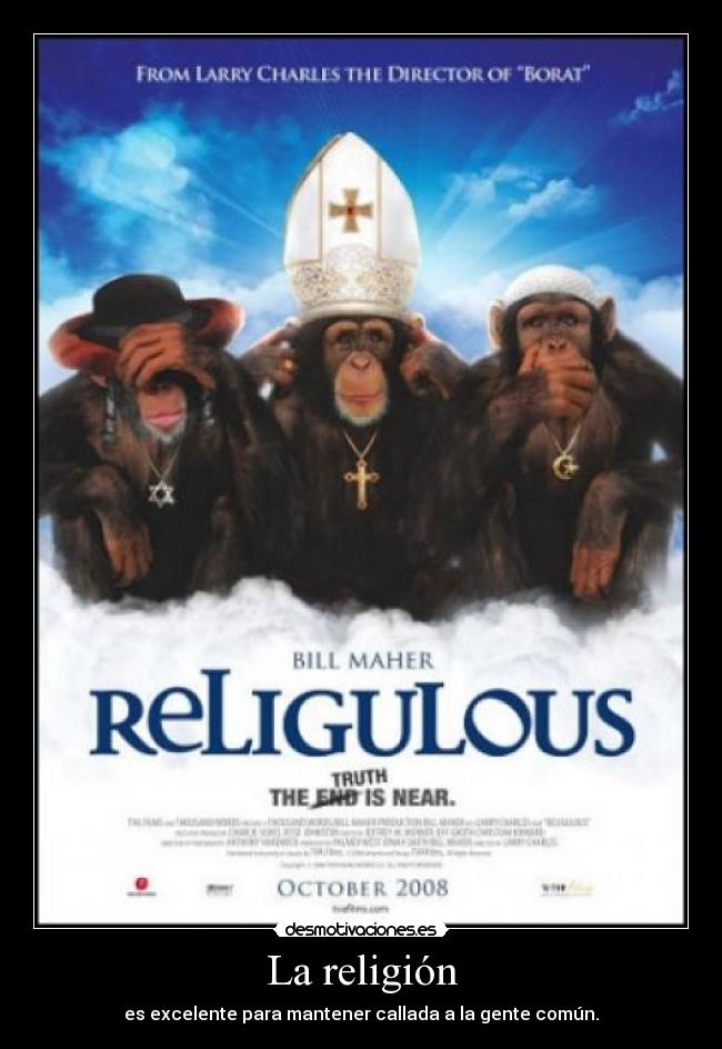 La religión - es excelente para mantener callada a la gente común.