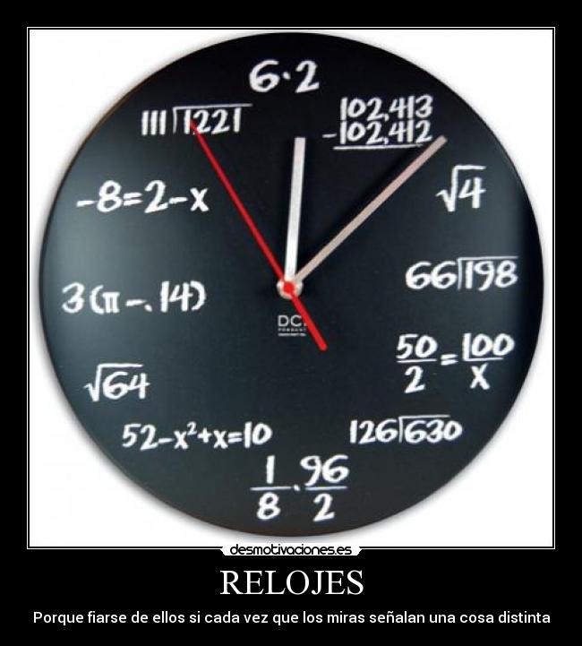 RELOJES -