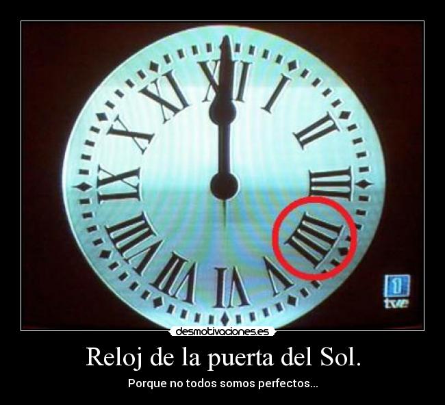 Reloj de la puerta del Sol. - 