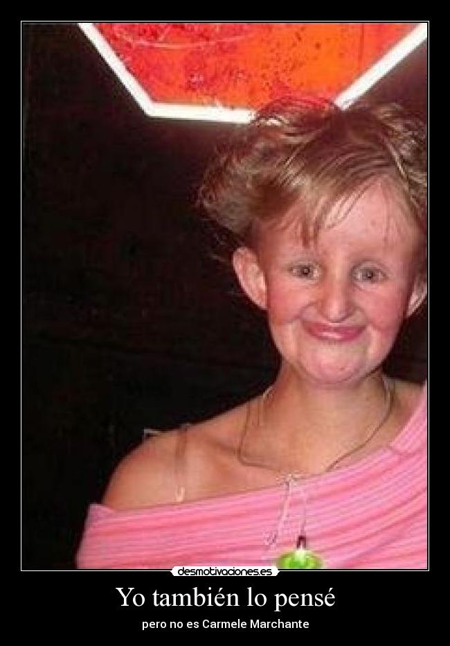Yo también lo pensé - 
