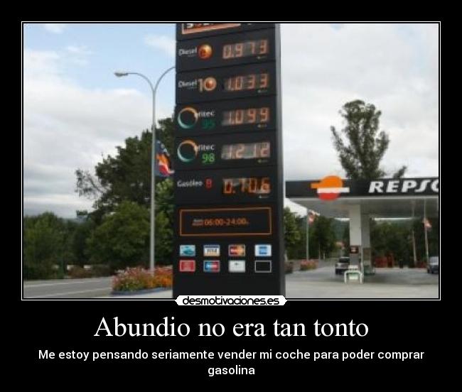 Abundio no era tan tonto -