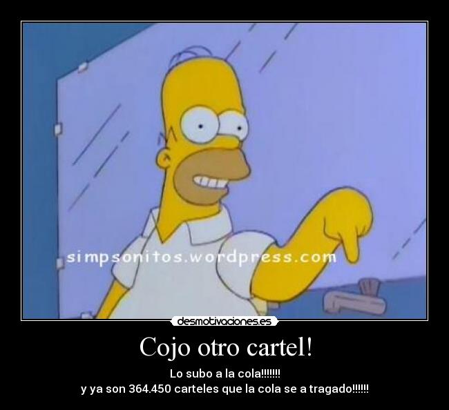 Cojo otro cartel! - 