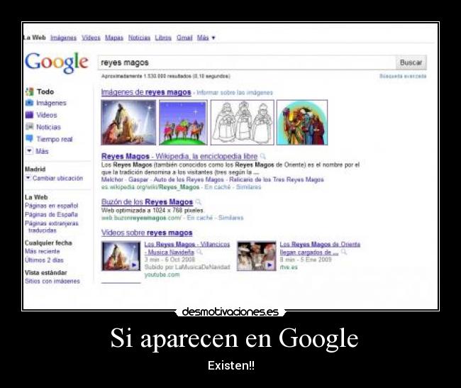 Si aparecen en Google - Existen!!