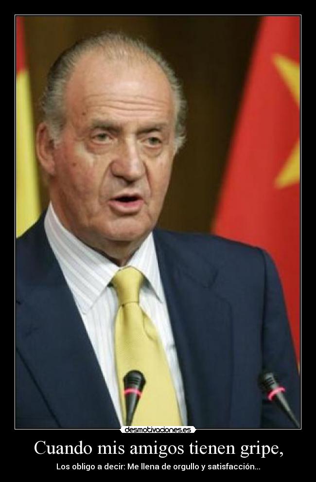Cuando mis amigos tienen gripe, -