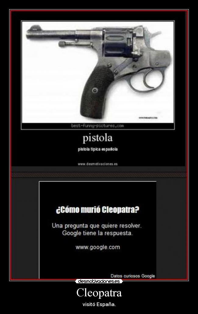 Cleopatra - visitó España.