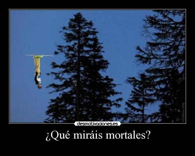 ¿Qué miráis mortales? - 