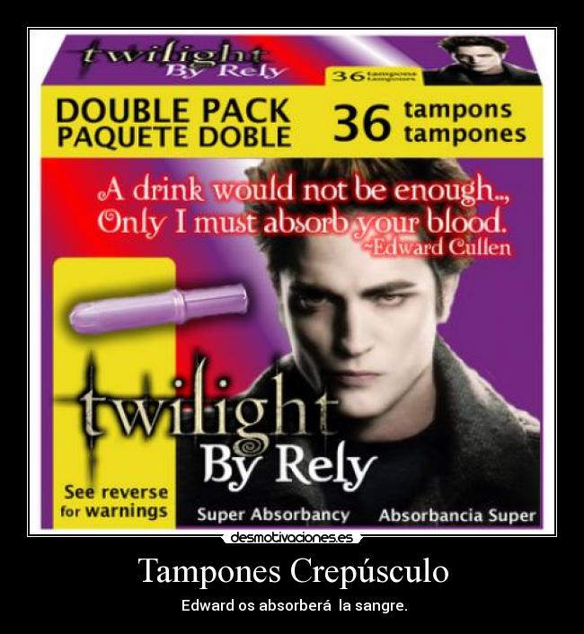 Tampones Crepúsculo - 