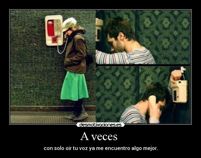 A veces -