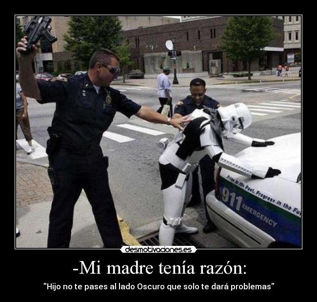 carteles madre star wars desmotivaciones