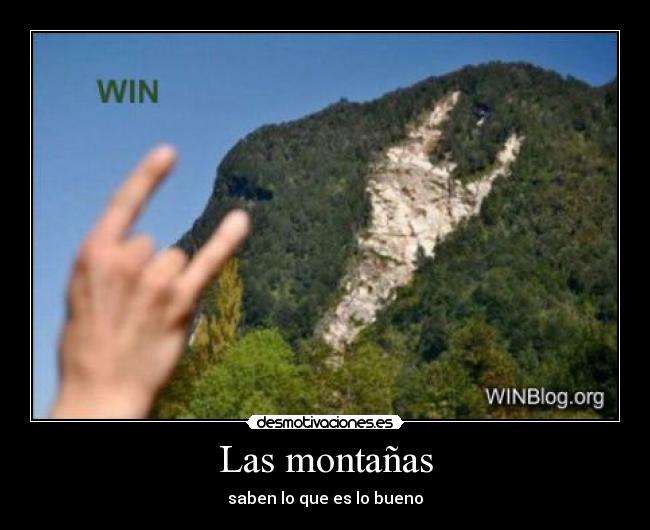 Las montañas -