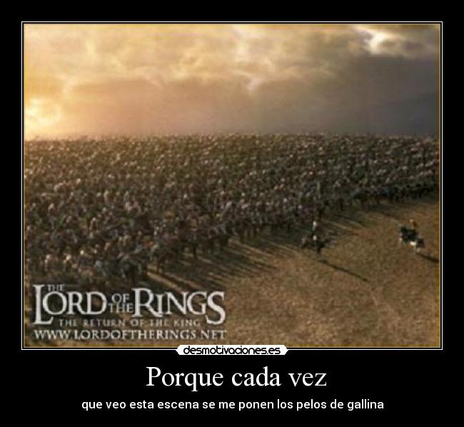 Porque cada vez - que veo esta escena se me ponen los pelos de gallina