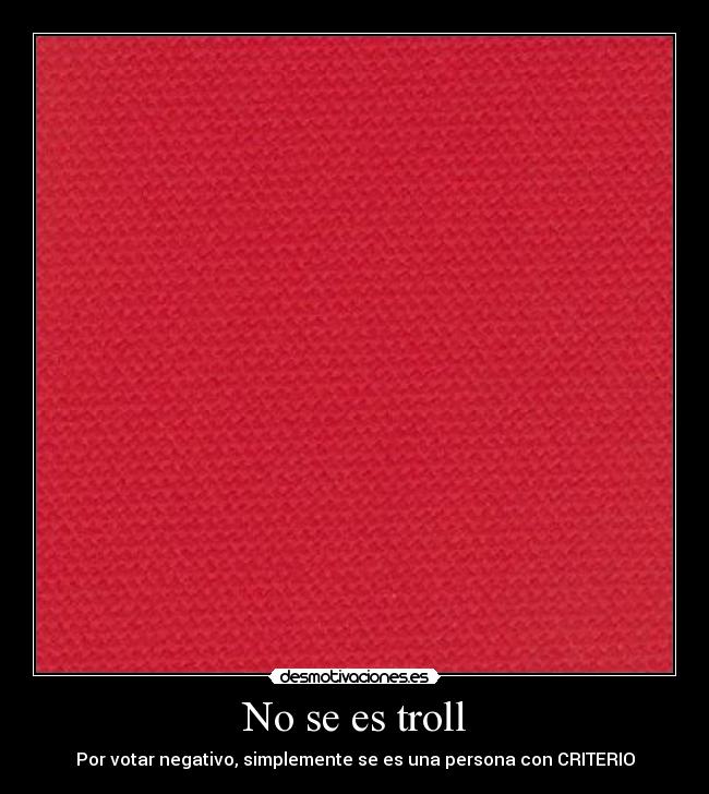 No se es troll -