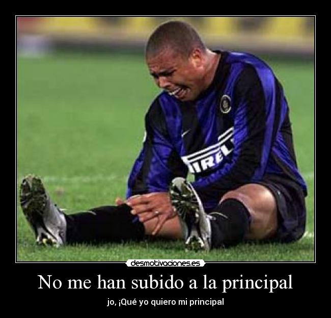 carteles ronaldo llorando desmotivaciones