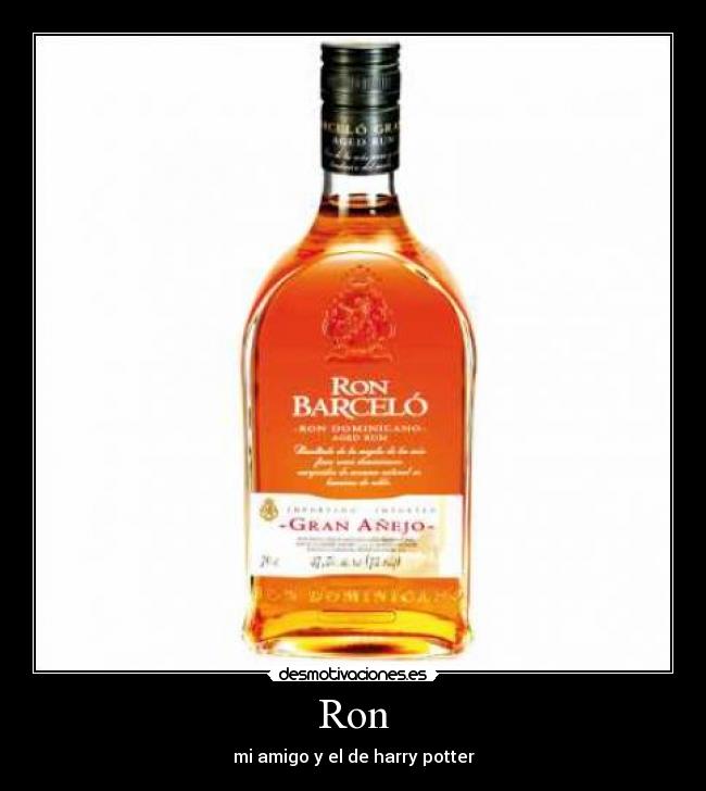 Ron - mi amigo y el de harry potter