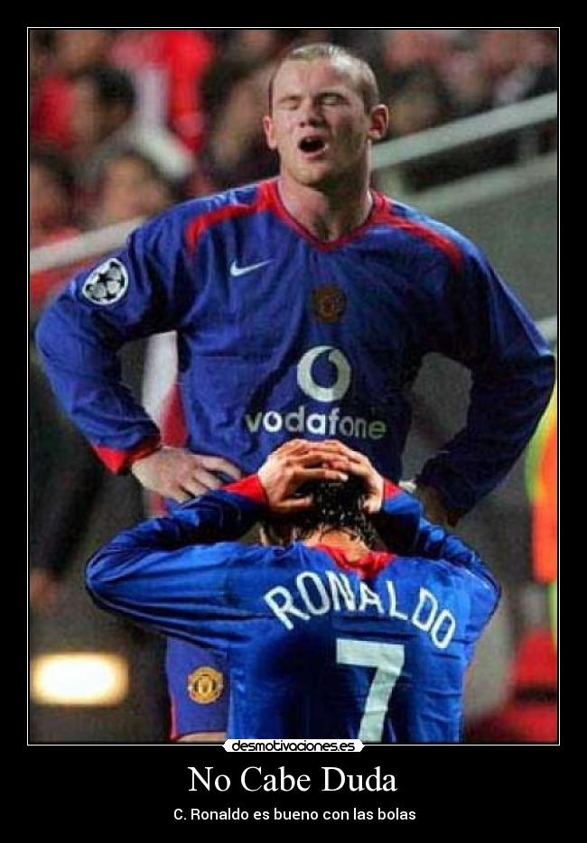 carteles cristiano ronaldo wayne rooney manchester desmotivaciones