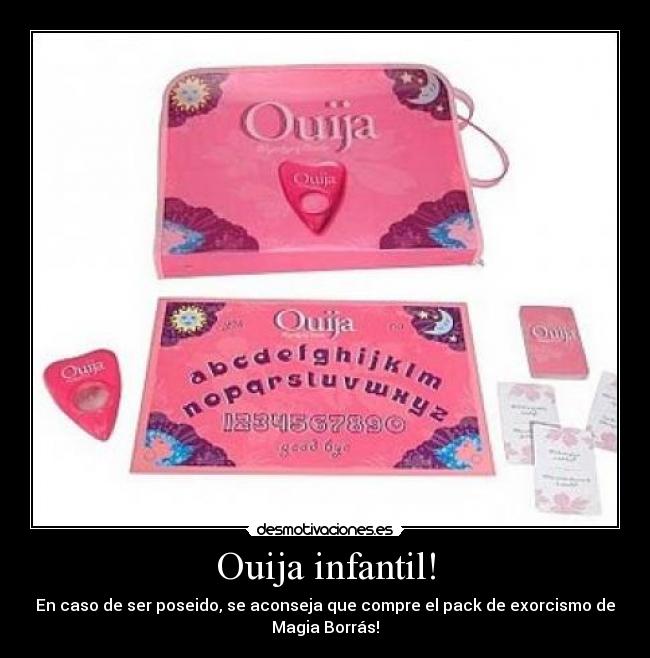Ouija infantil! -