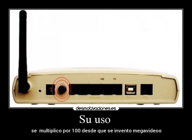 Su uso - se multiplico por 100 desde que se invento megavideoo