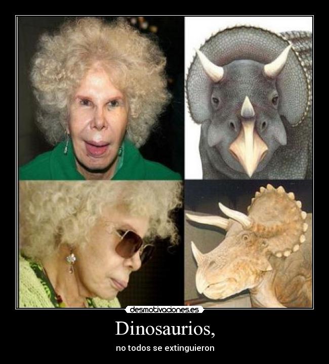 Dinosaurios, - no todos se extinguieron