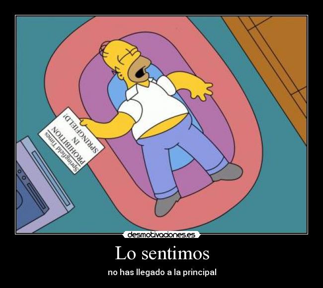 carteles homer desmotivaciones