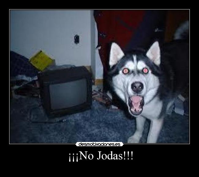 ¡¡¡No Jodas!!! -