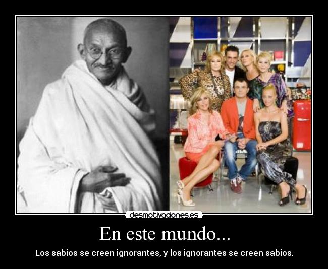 En este mundo... -