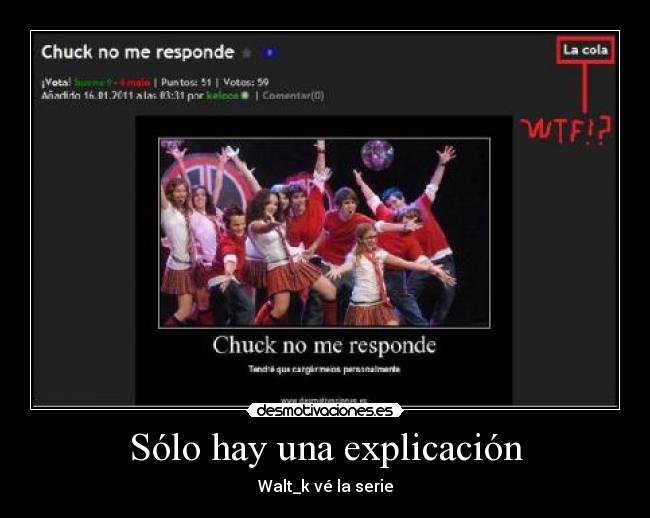 Sólo hay una explicación -