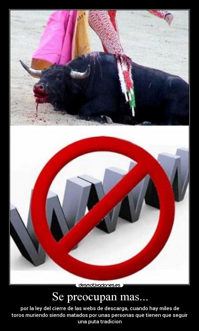 Se preocupan mas... -