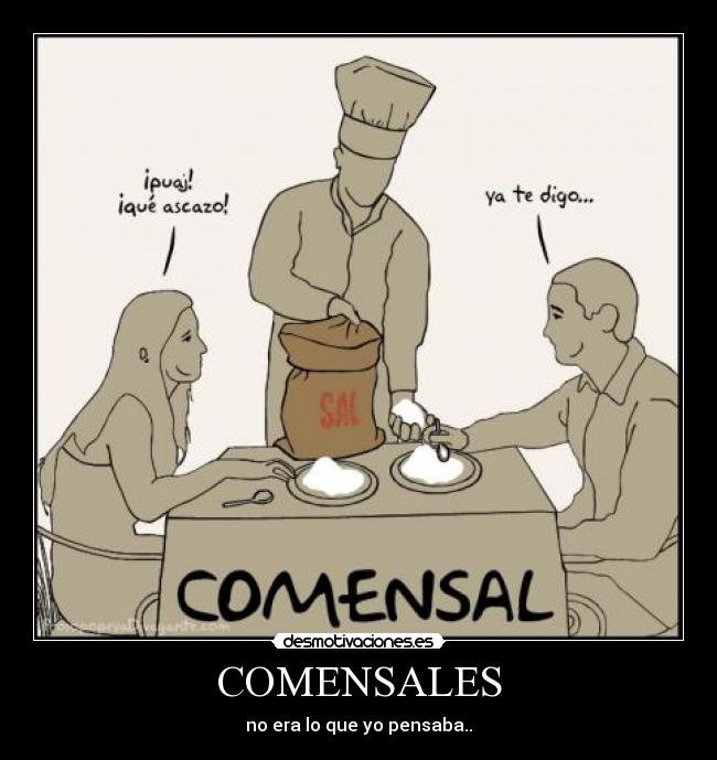 COMENSALES -