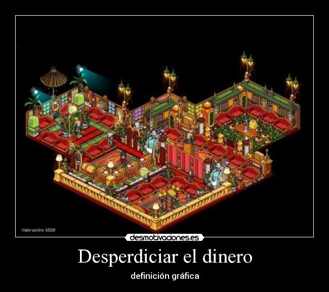 Desperdiciar el dinero -