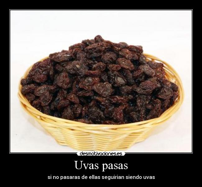 Uvas pasas -