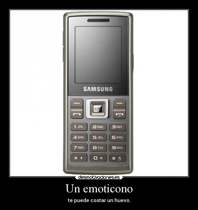 Un emoticono - te puede costar un huevo.