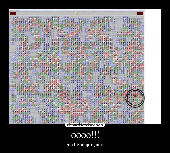 oooo!!! - eso tiene que joder