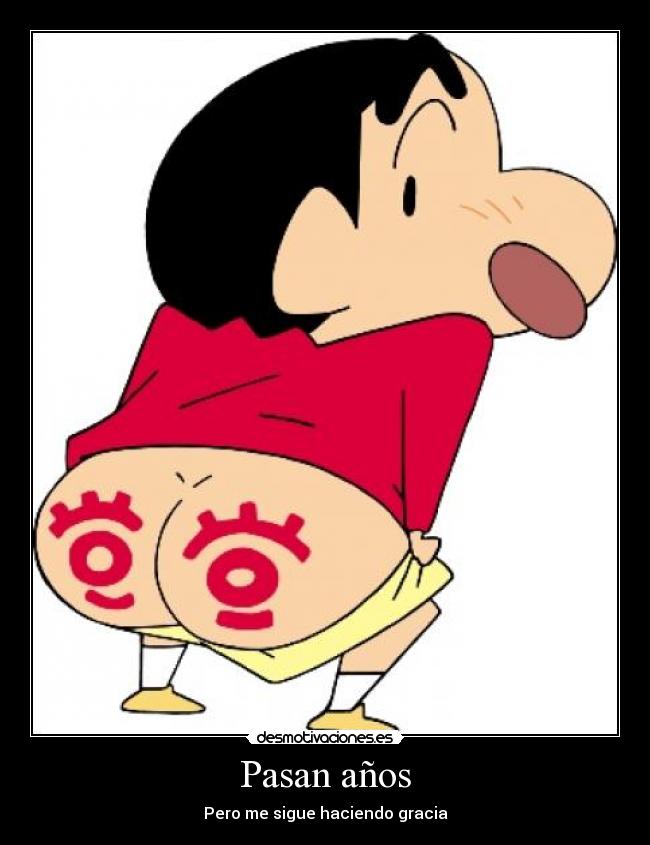 carteles shin chan desmotivaciones
