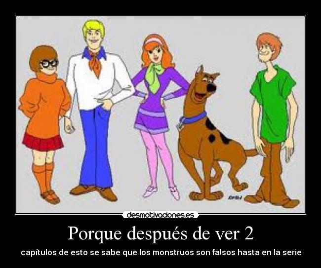 Porque después de ver 2 - capítulos de esto se sabe que los monstruos son falsos hasta en la serie